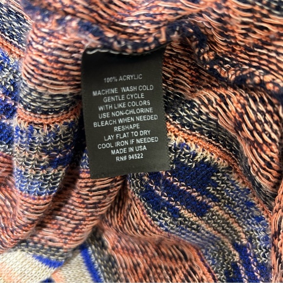 Say What? Woven Open-Front Long-Line Duster Cardigan, Size S - Picture 6 of 7